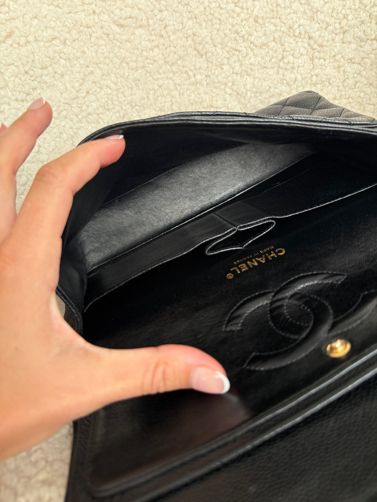 Chanel Classic Medium Double Flap Caviar