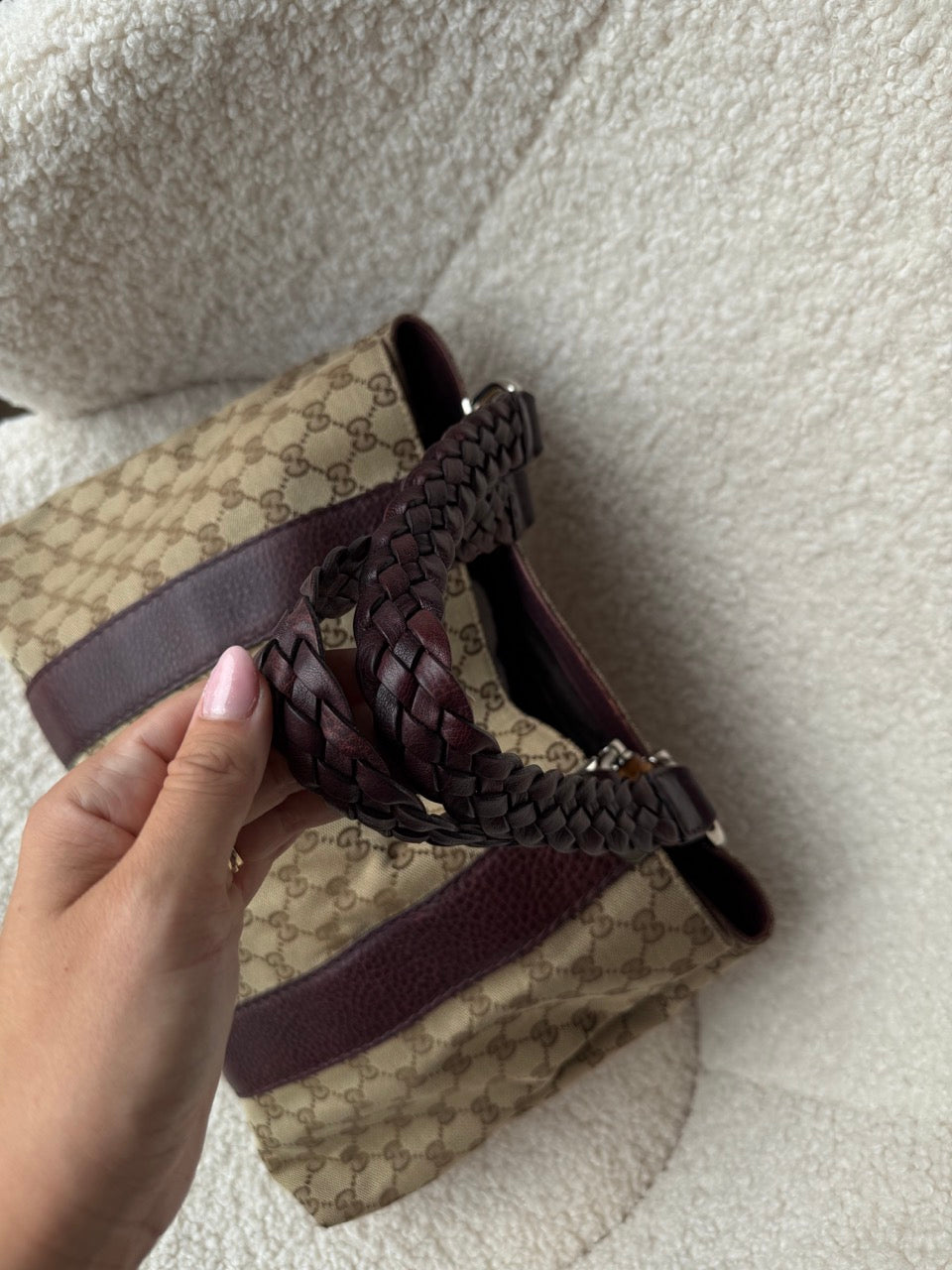 Gucci Tote Beige Canvas