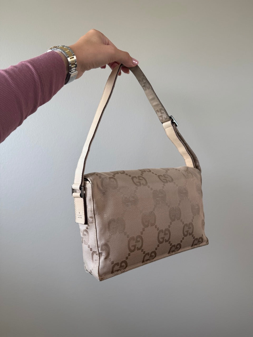Gucci Beige Canvas Bag