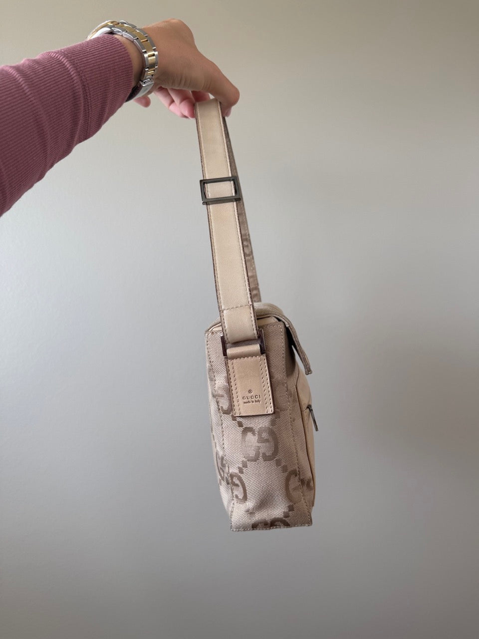 Gucci Beige Canvas Bag