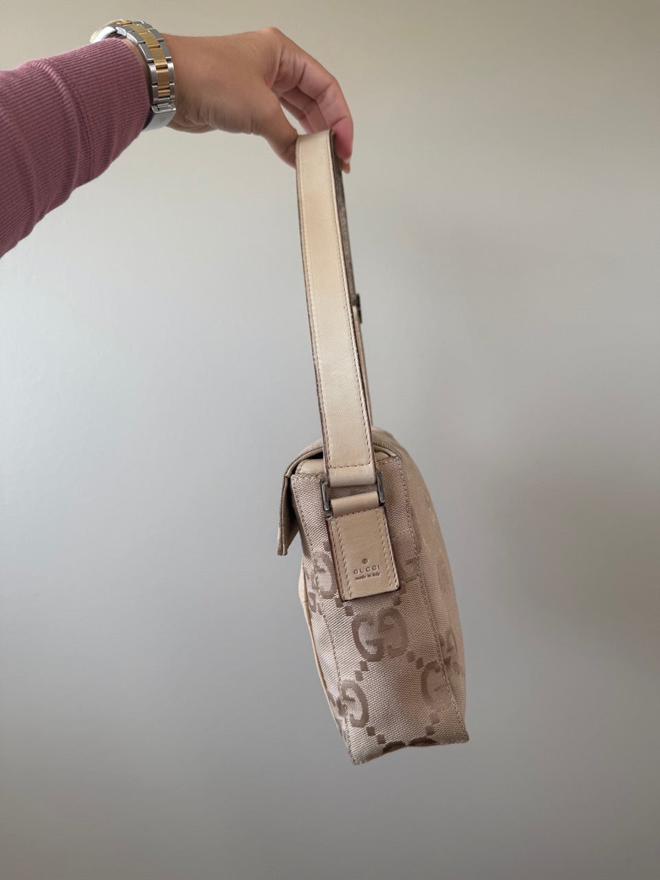 Gucci Beige Canvas Bag
