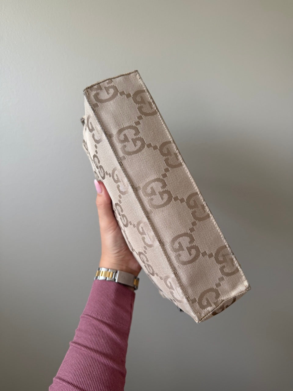 Gucci Beige Canvas Bag