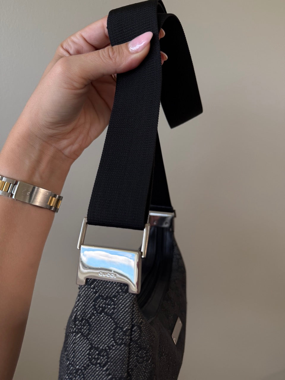 Gucci GG Crossbody Denim