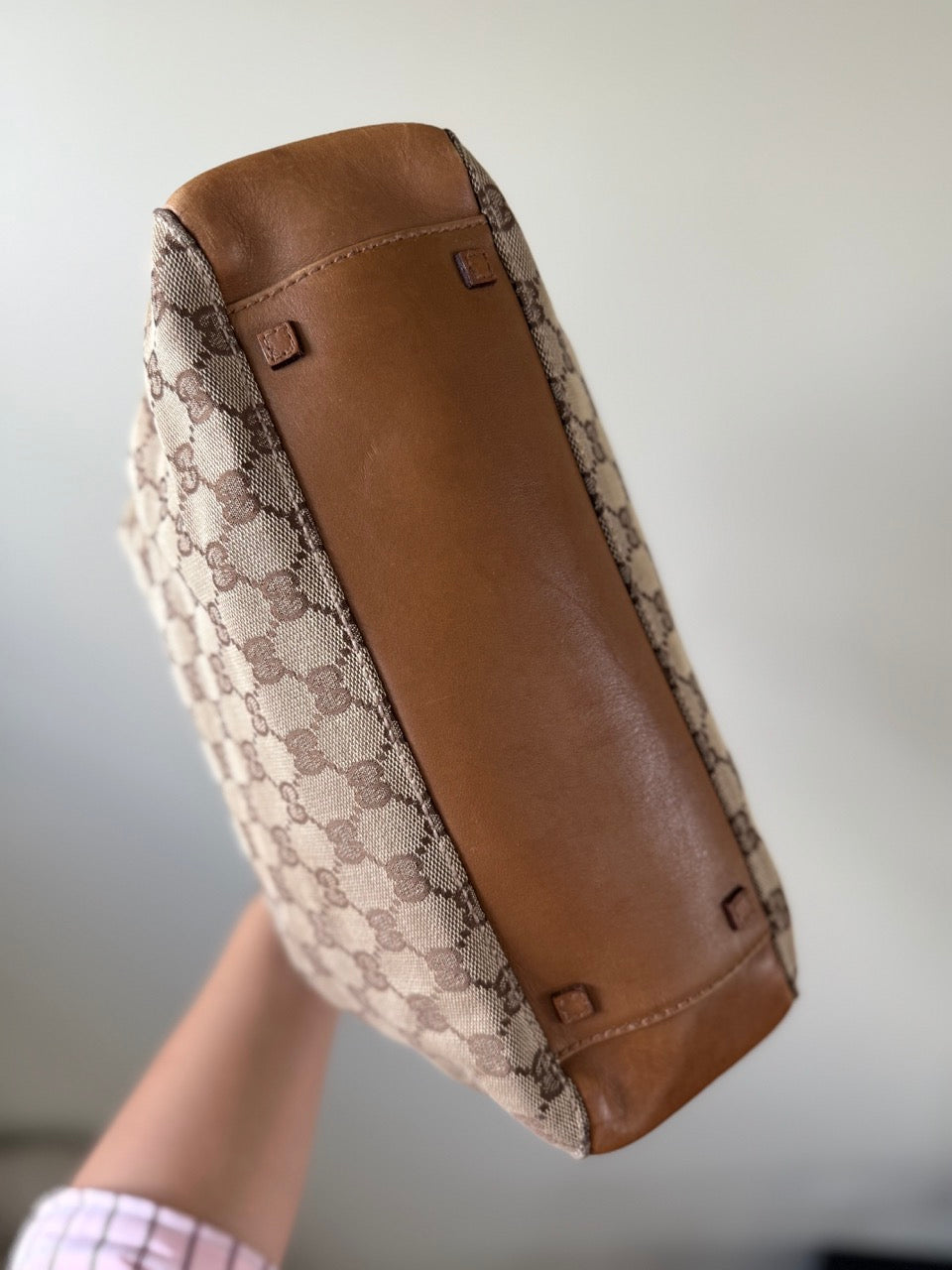 Gucci Joy Boston Tote Medium Beige