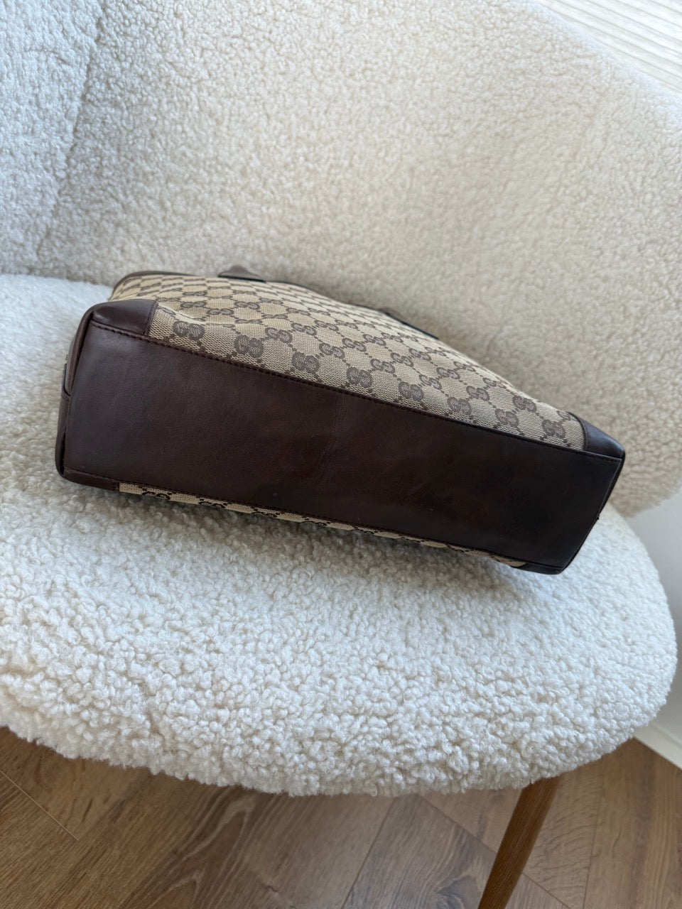 Gucci Tote Brown Canvas
