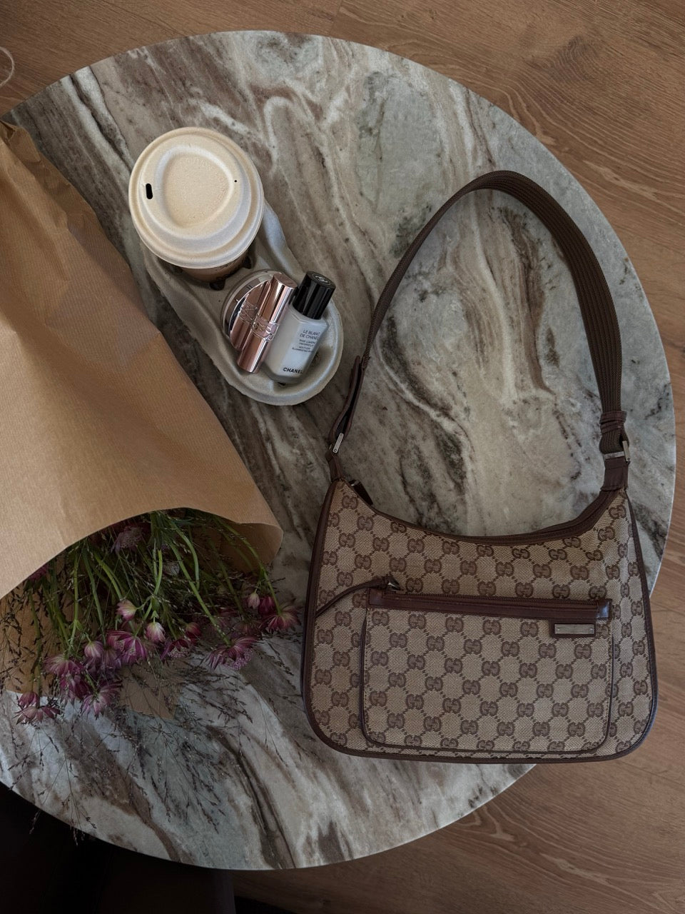 Gucci Canvas Shoulder Bag