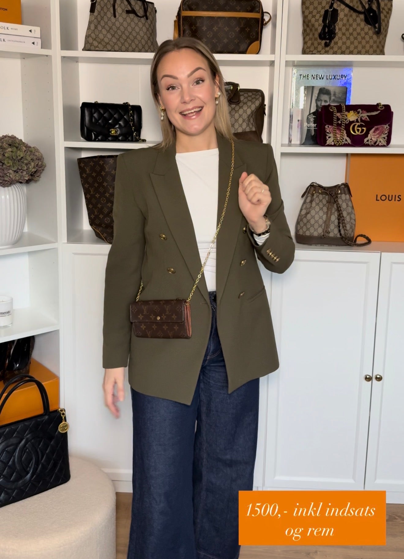 Louis Vuitton Pung med kæde