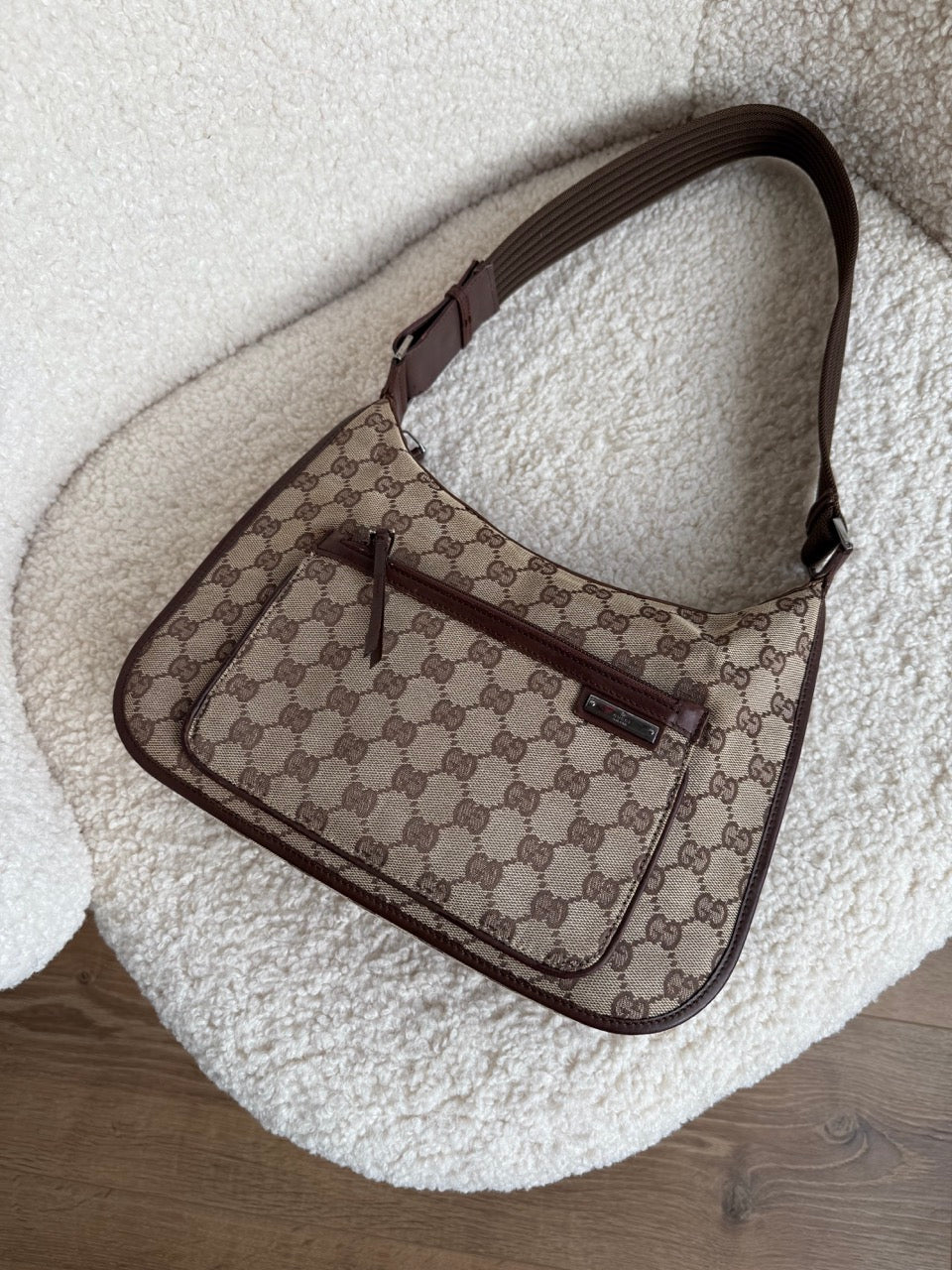 Gucci Canvas Shoulder Bag