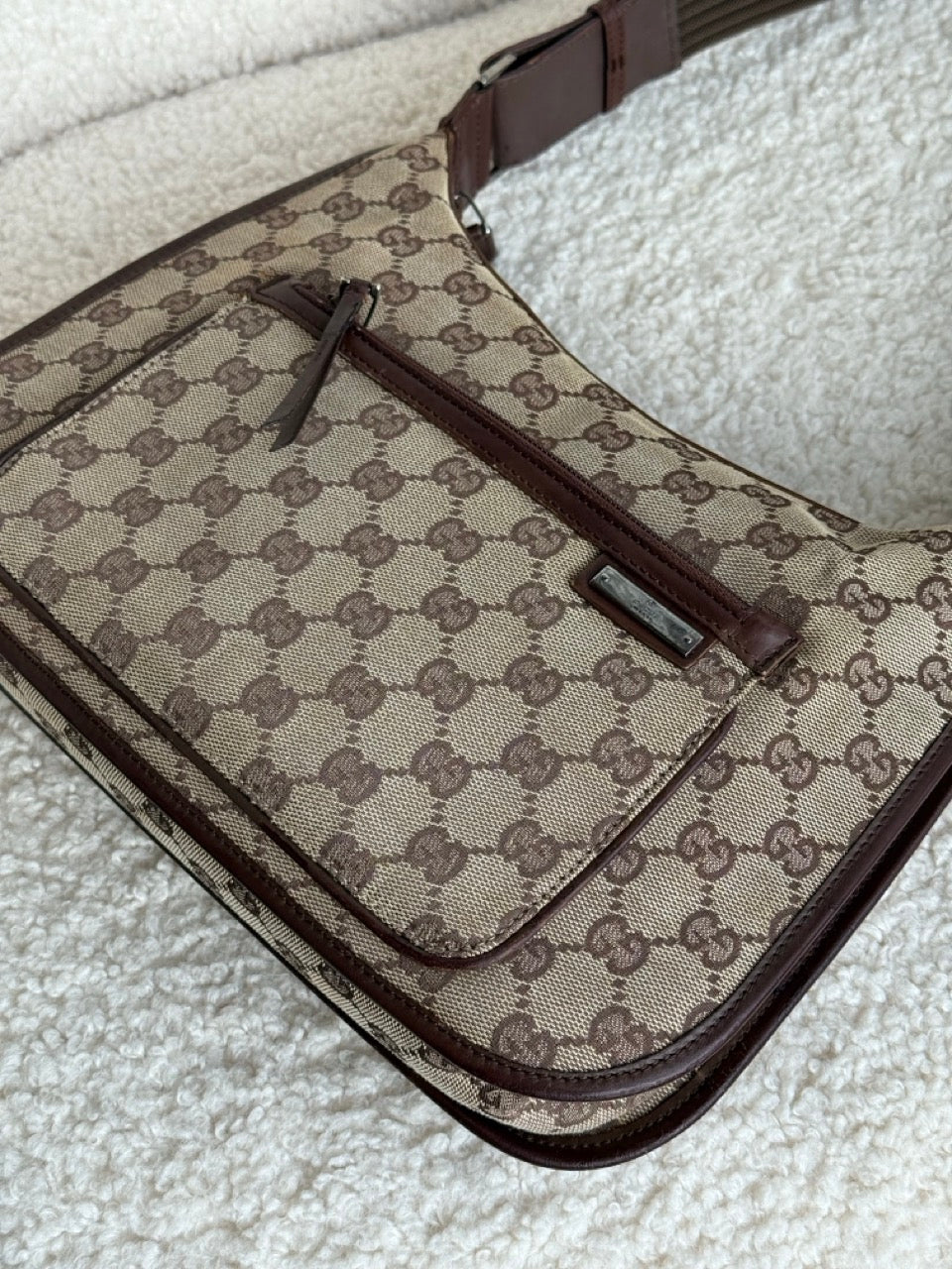 Gucci Canvas Shoulder Bag