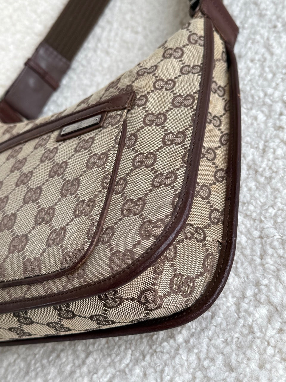 Gucci Canvas Shoulder Bag