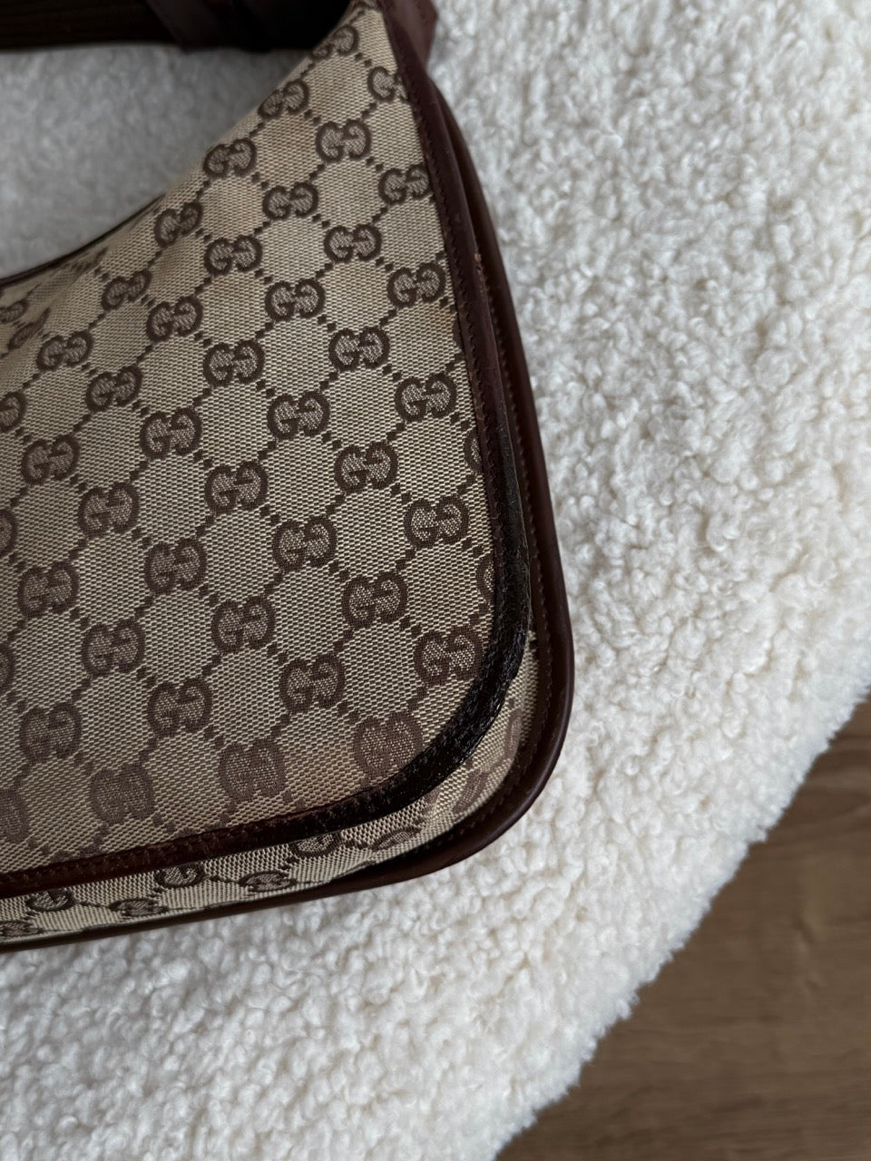 Gucci Canvas Shoulder Bag
