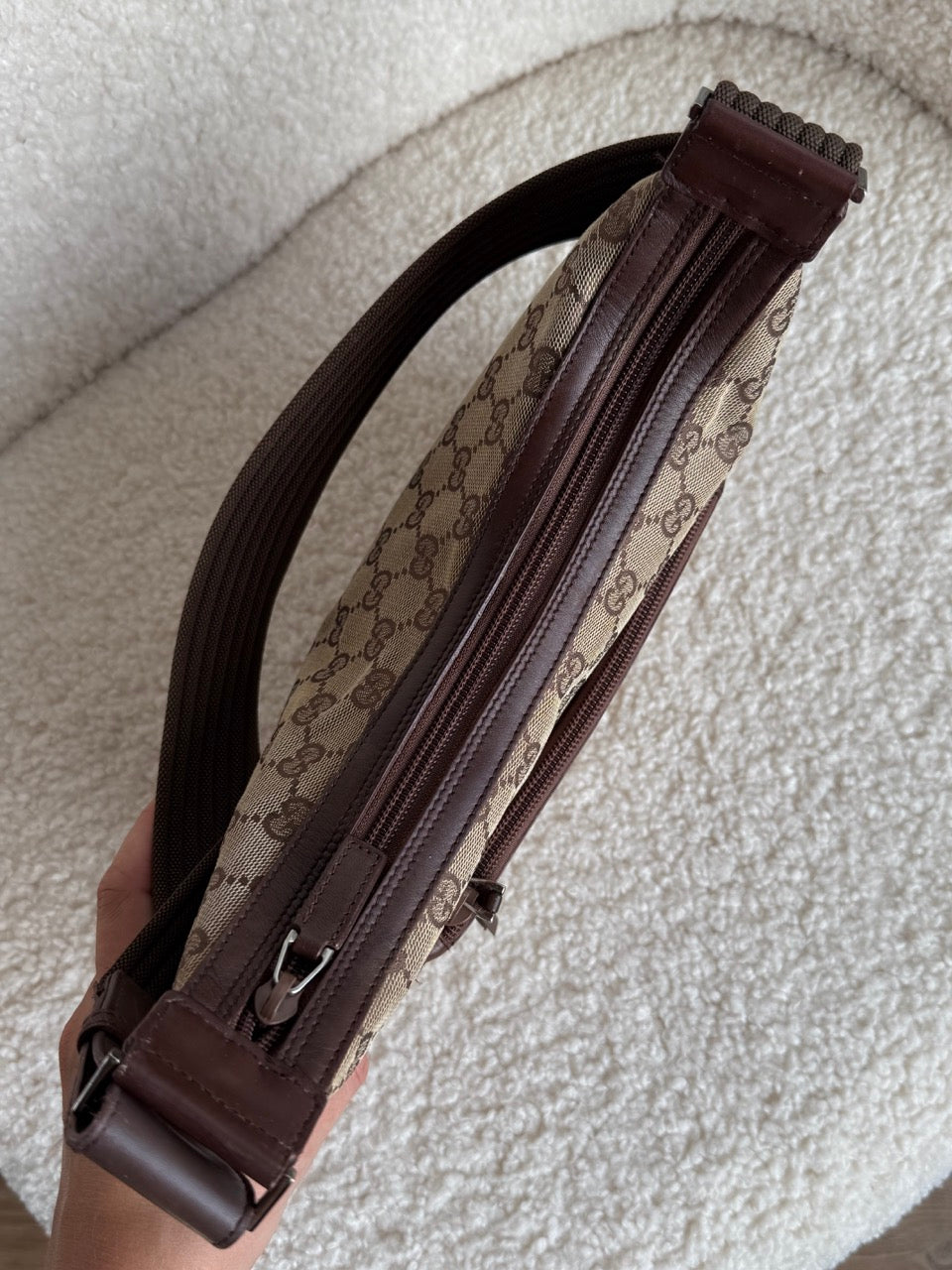 Gucci Canvas Shoulder Bag
