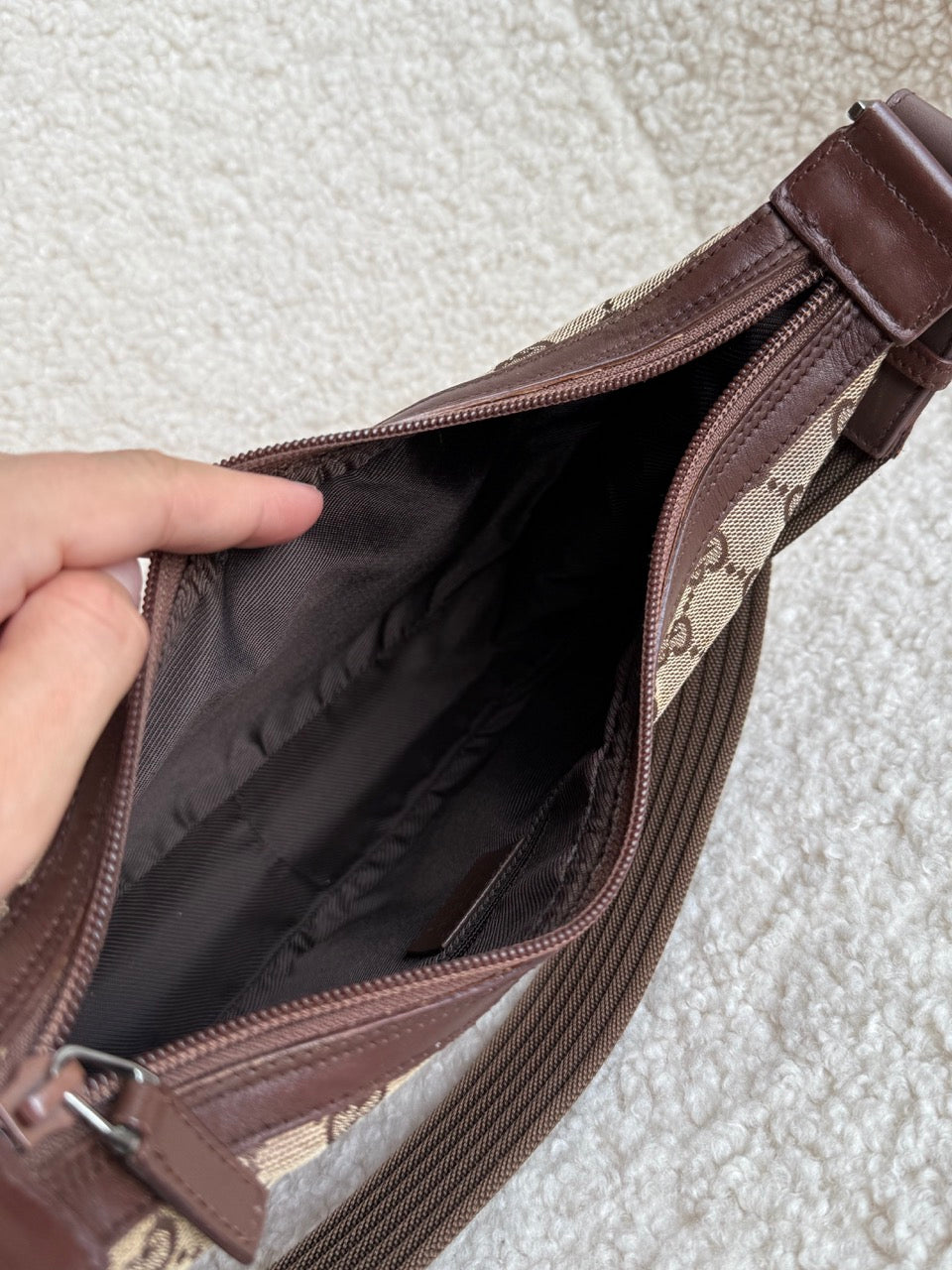 Gucci Canvas Shoulder Bag