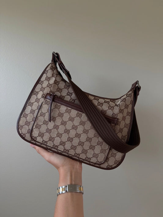 Gucci Canvas Shoulder Bag