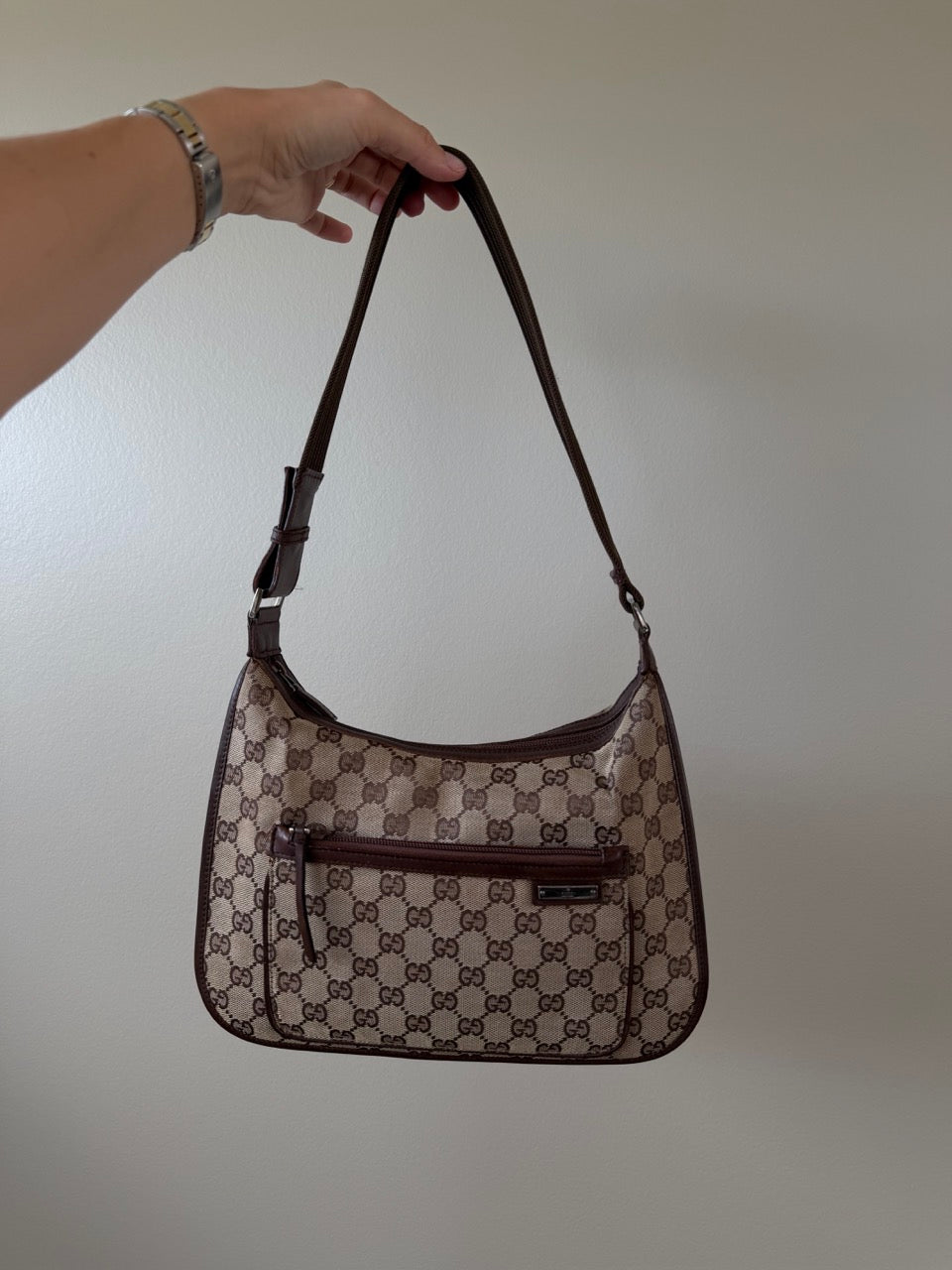Gucci Canvas Shoulder Bag