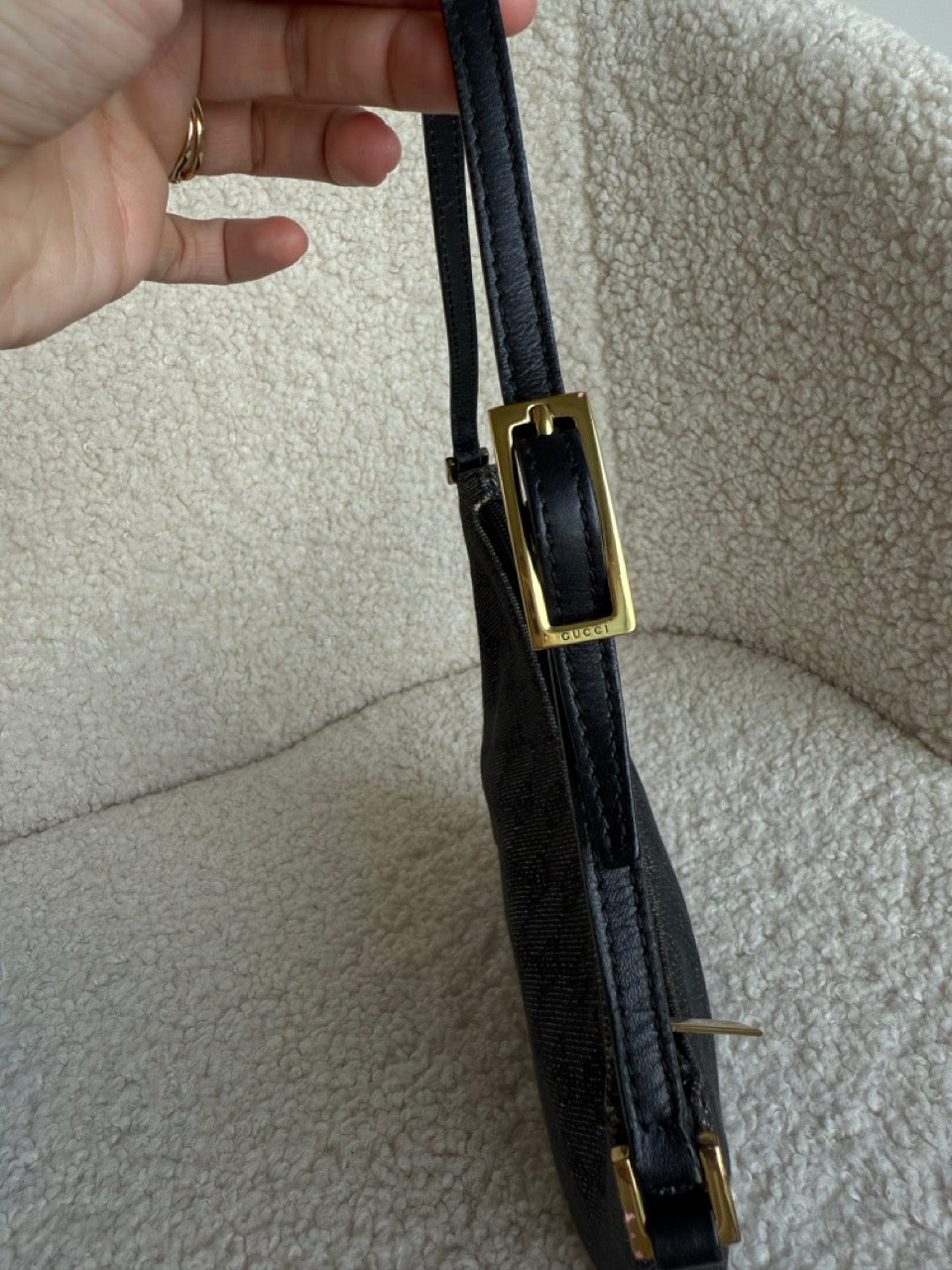 Gucci Canvas Small Shoulder Bag