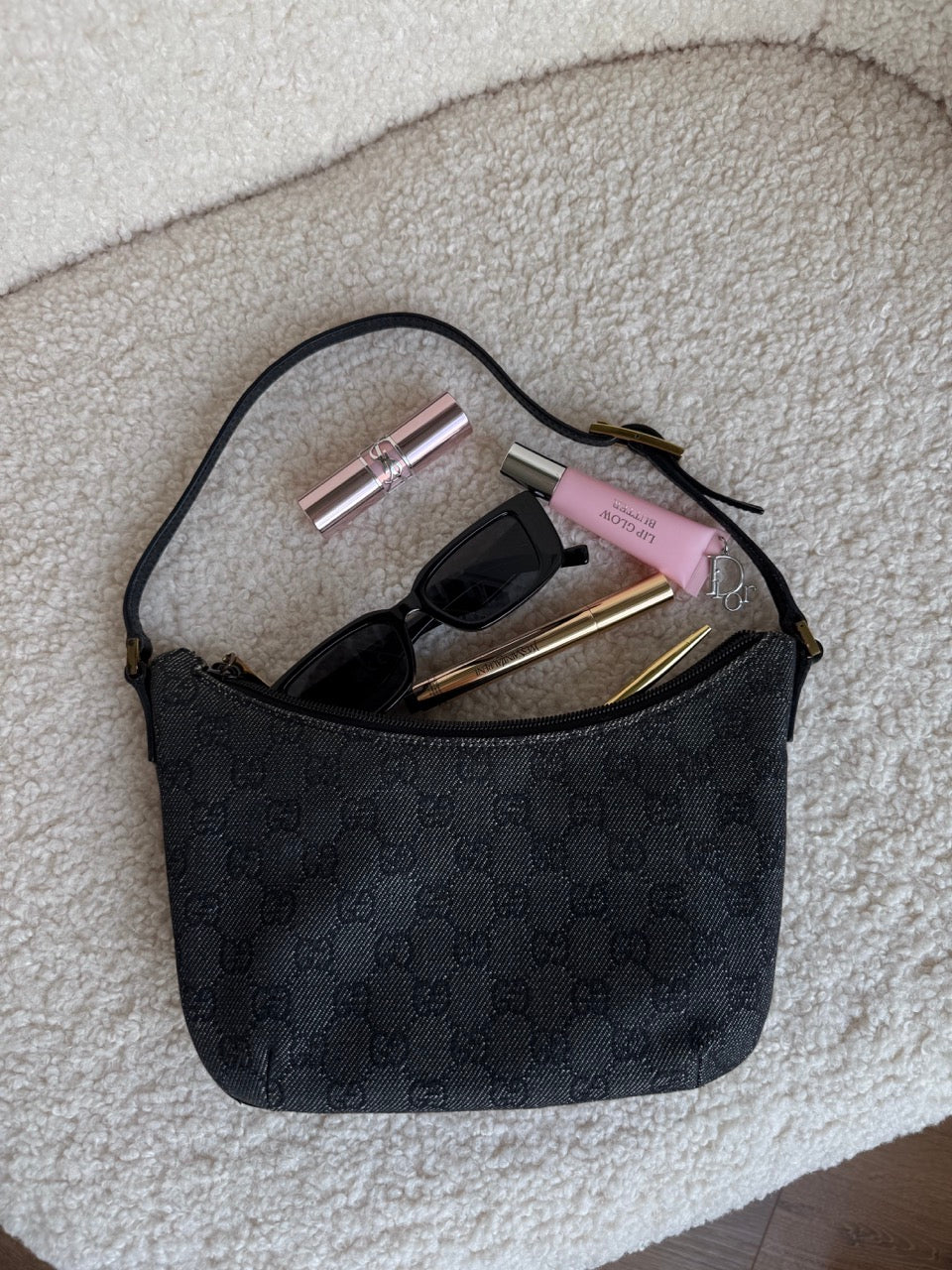 Gucci Canvas Small Shoulder Bag