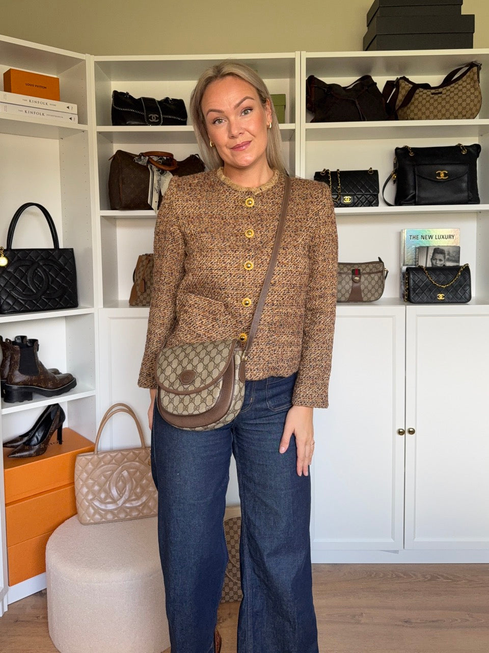 Gucci Monogram Canvas Crossbody