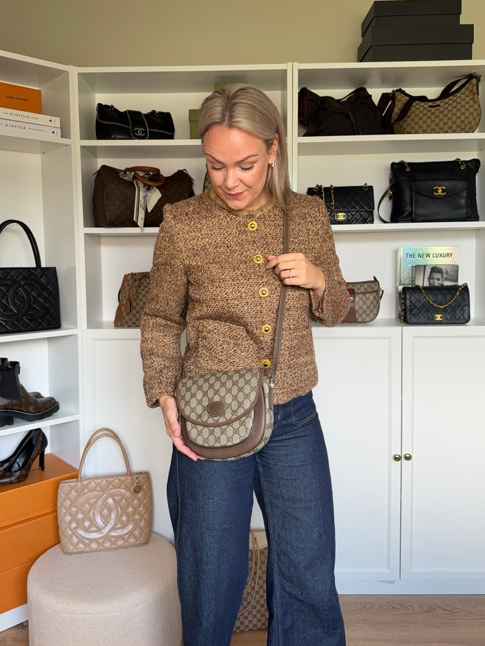 Gucci Monogram Canvas Crossbody