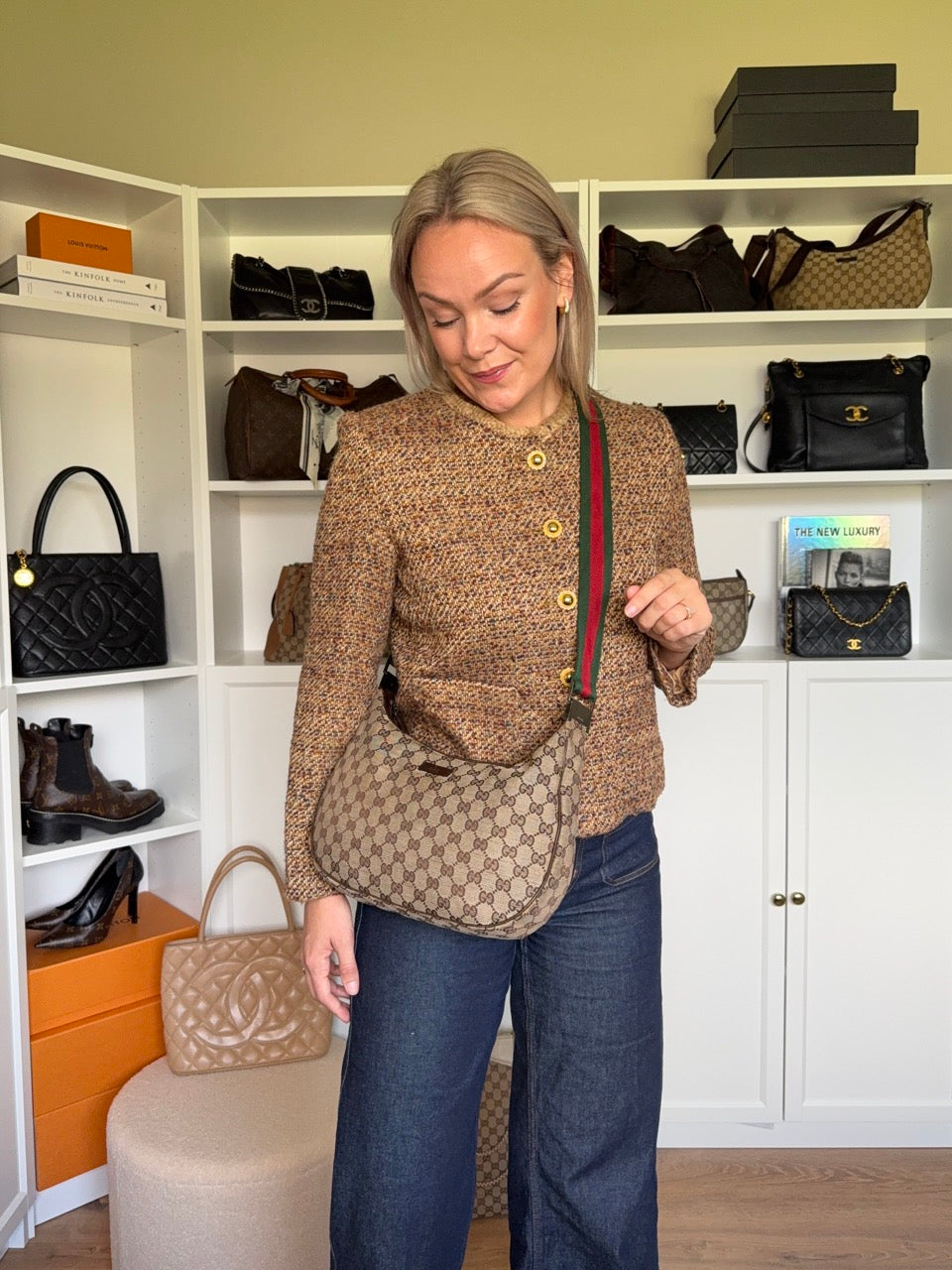 Gucci Crossbody Canvas Bag