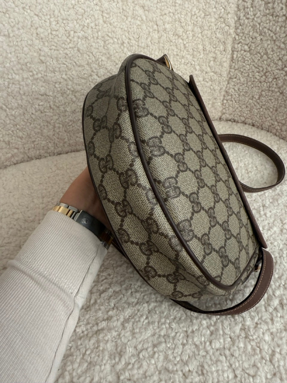 Gucci Monogram Canvas Crossbody