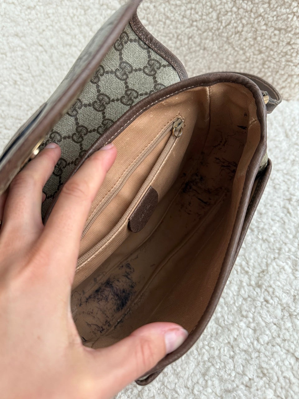 Gucci Monogram Canvas Crossbody