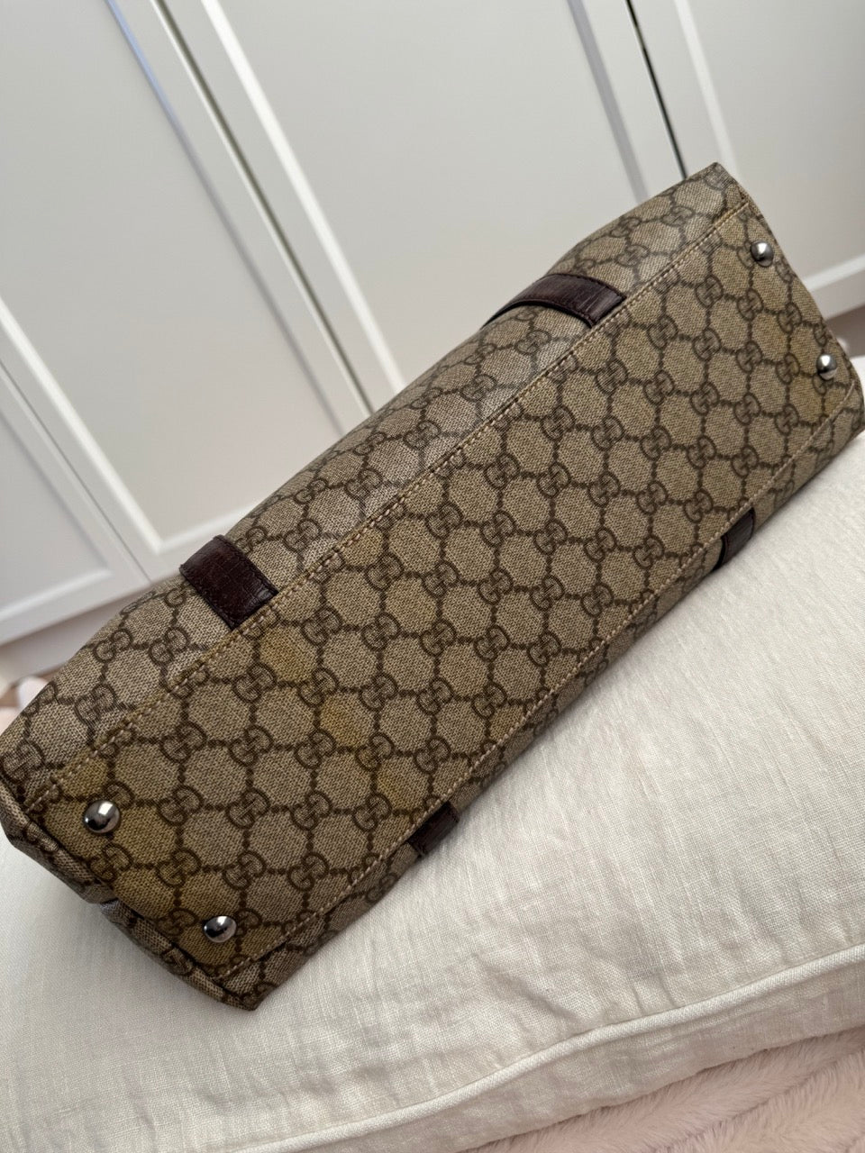 Gucci Tote Brown Detail