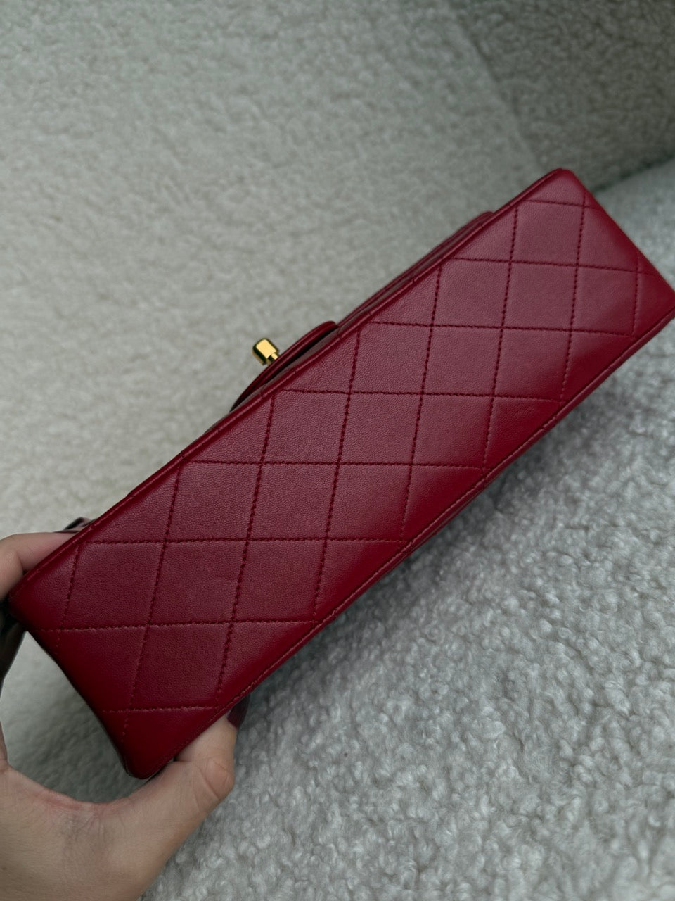 Chanel Timeless Double Flap Dark Red