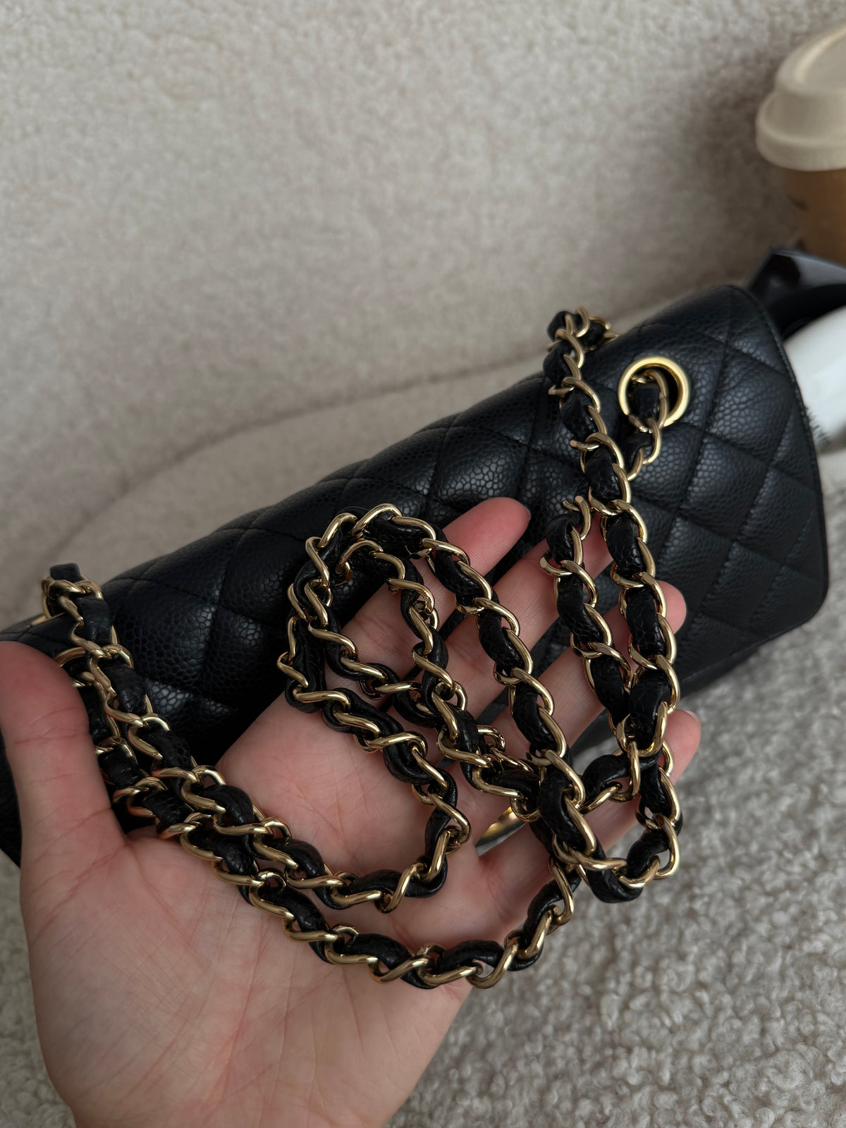 Chanel Classic Medium Double Flap Caviar