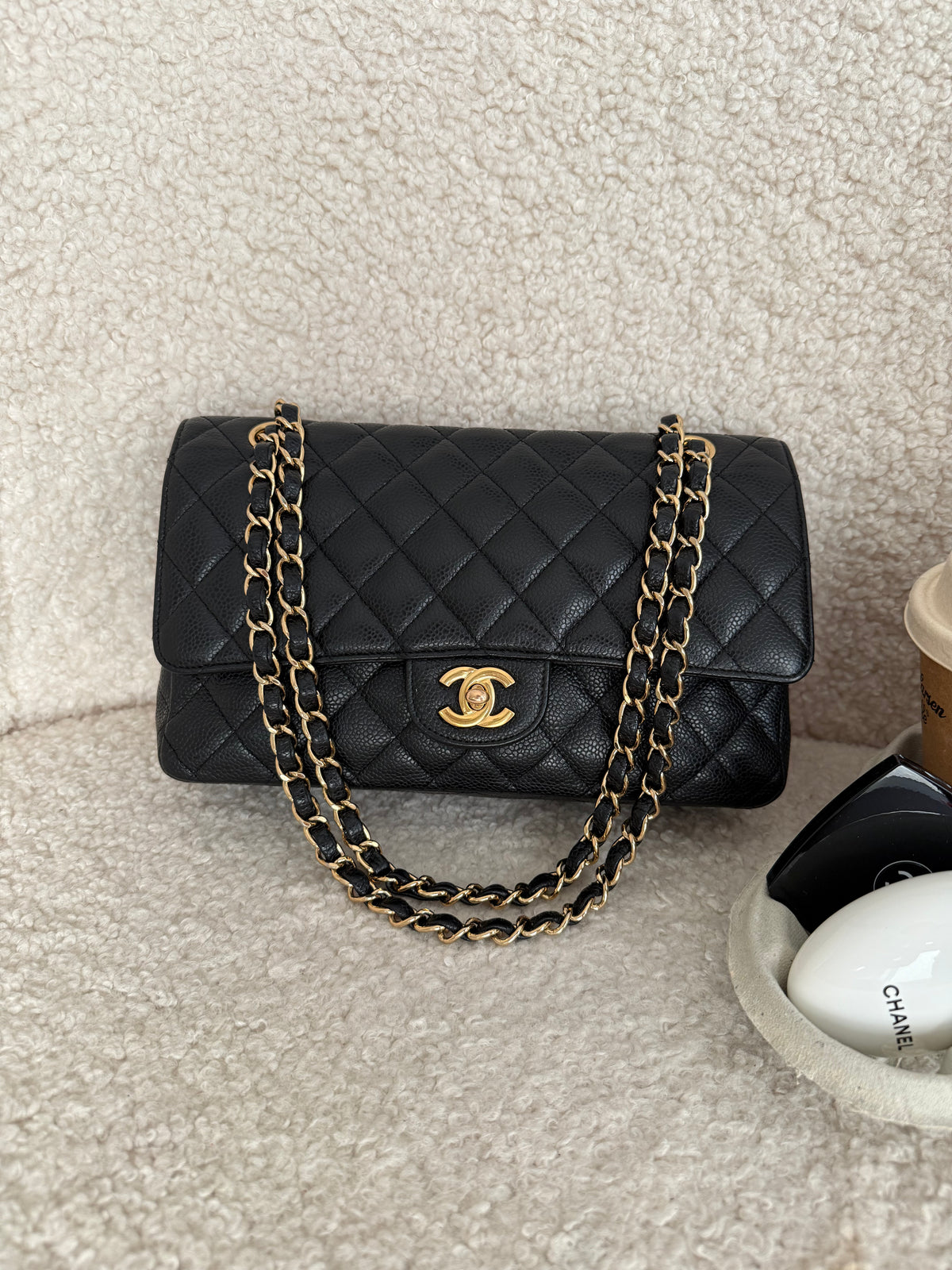 Chanel Classic Medium Double Flap Caviar