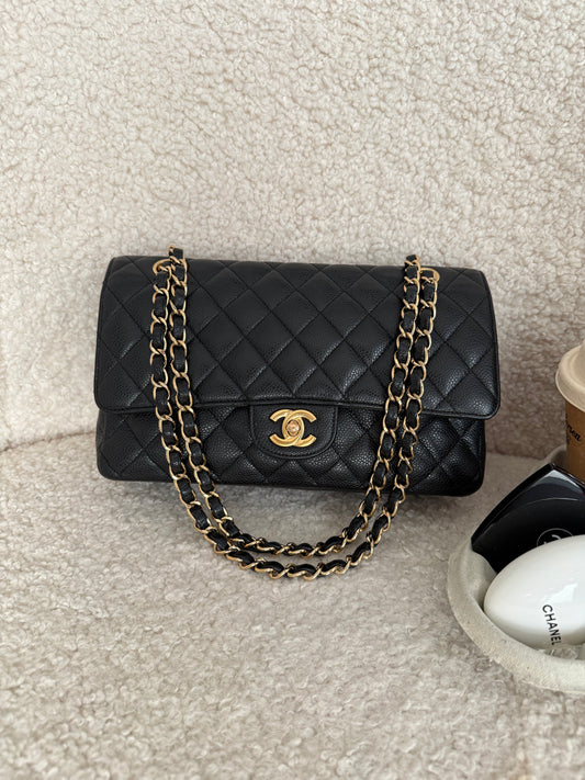 Chanel Classic Medium Double Flap Caviar