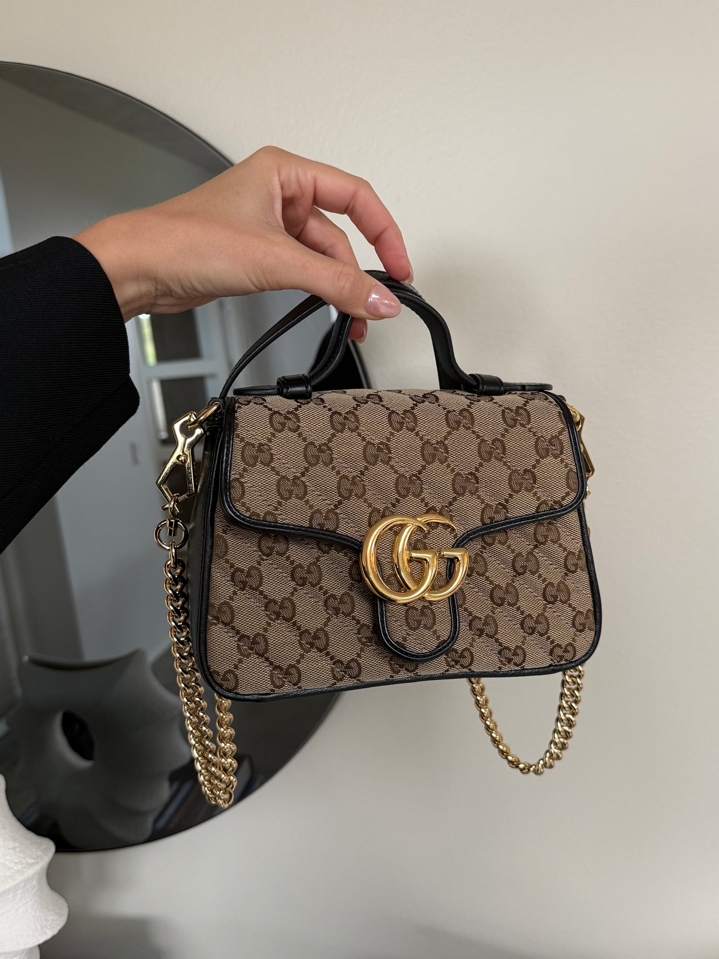 Gucci Marmont monogram top-handle