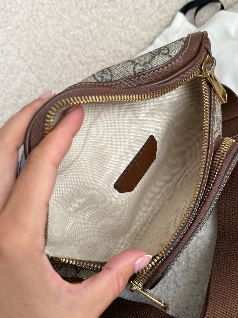 Gucci Brown Bumbag