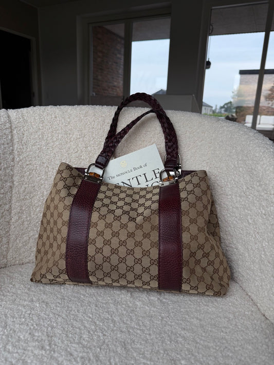 Gucci Tote Beige Canvas