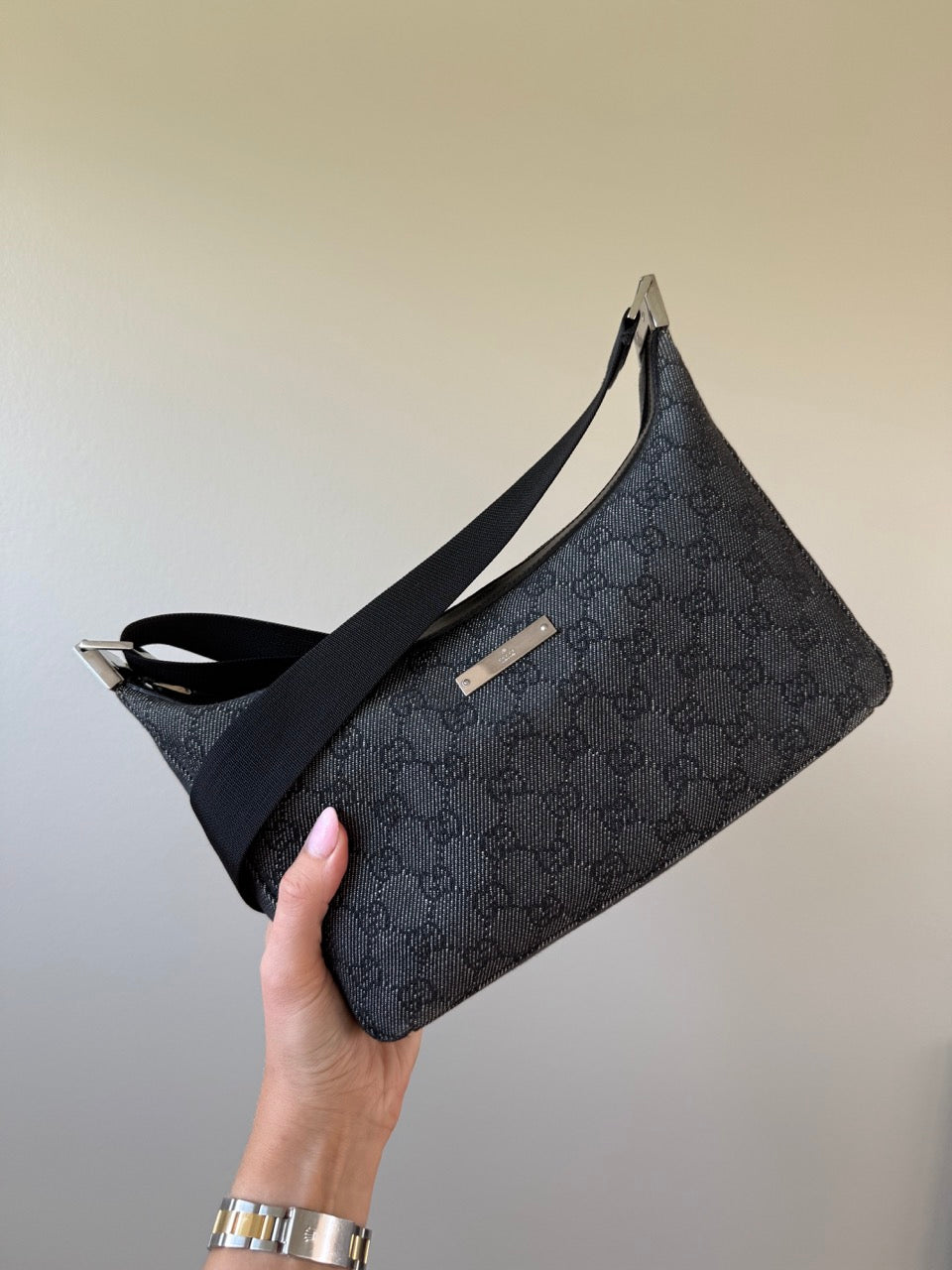 Gucci GG Crossbody Denim
