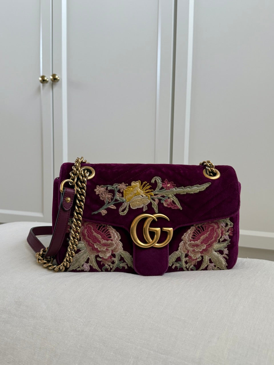 Gucci Marmont Velvet Crossbody