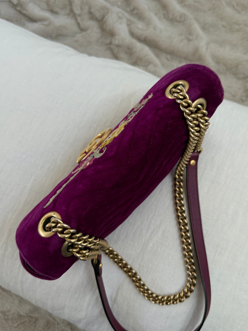 Gucci Marmont Velvet Crossbody