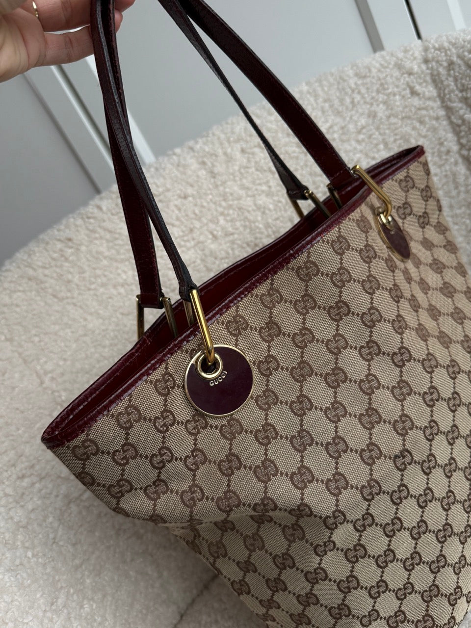 Gucci Tote Dark Red