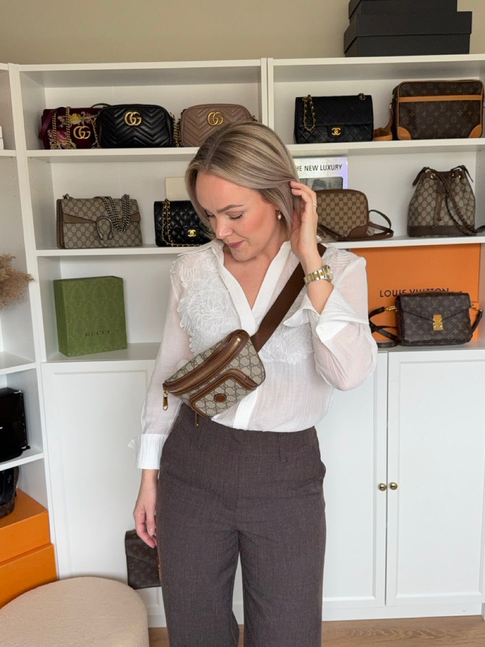 Gucci Brown Bumbag