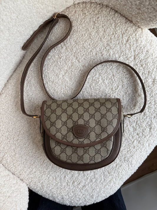 Gucci Monogram Canvas Crossbody