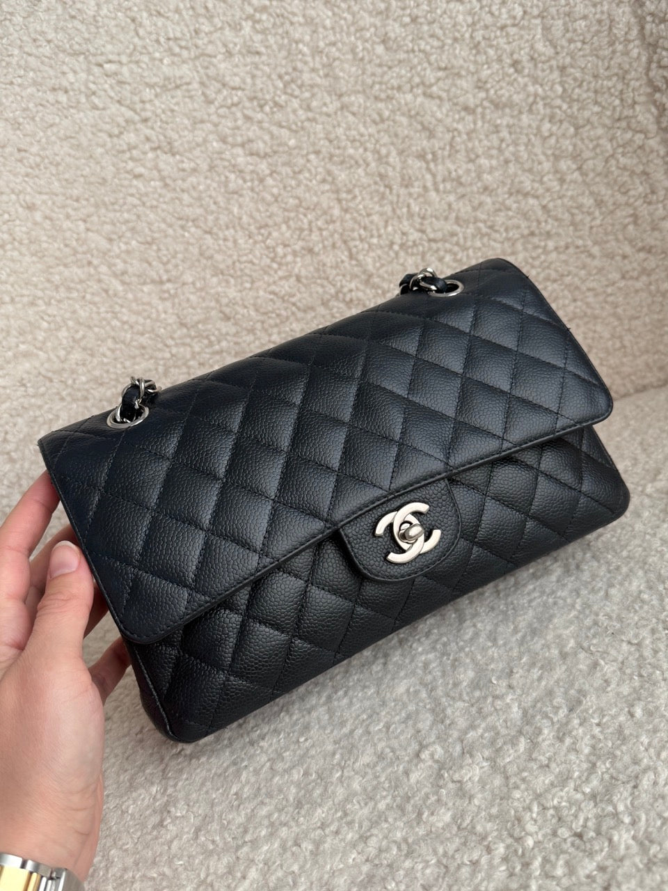 Chanel Classic Medium Double Flap Caviar