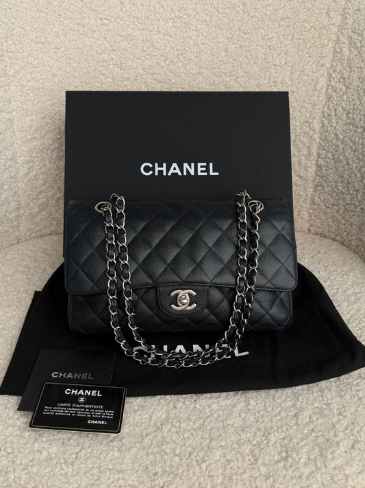 Chanel Classic Medium Double Flap Caviar