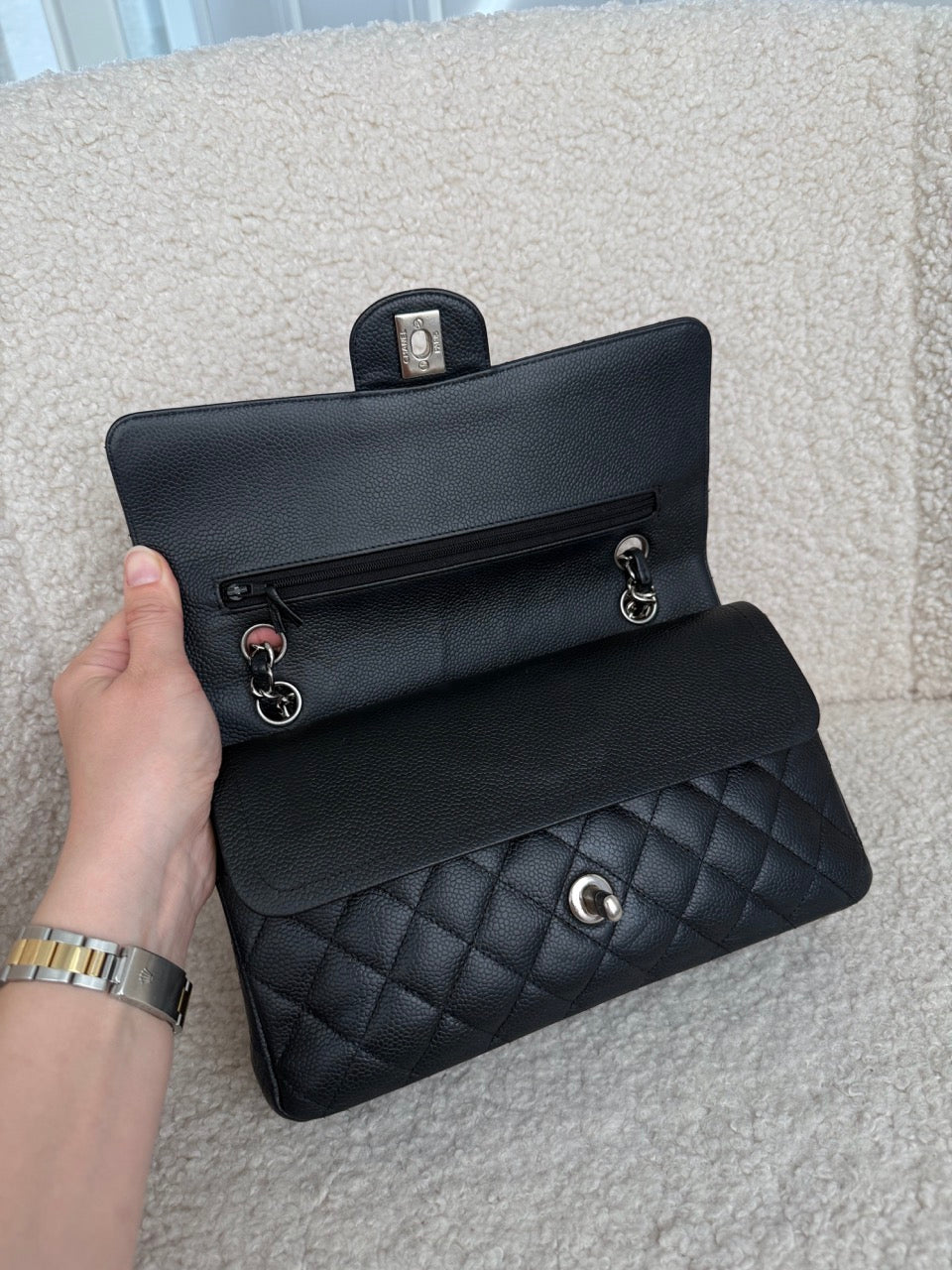 Chanel Classic Medium Double Flap Caviar