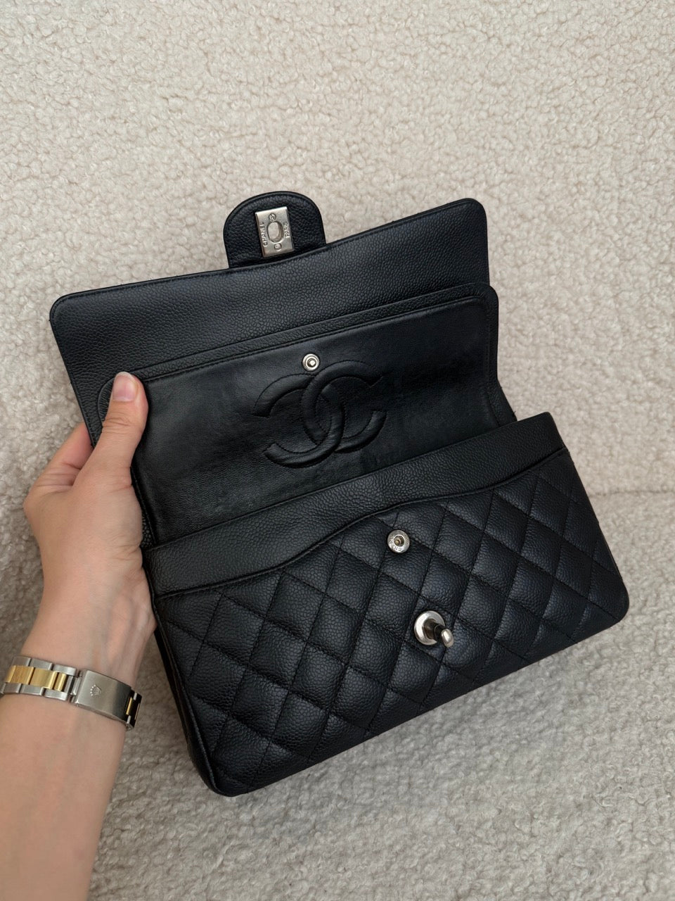 Chanel Classic Medium Double Flap Caviar