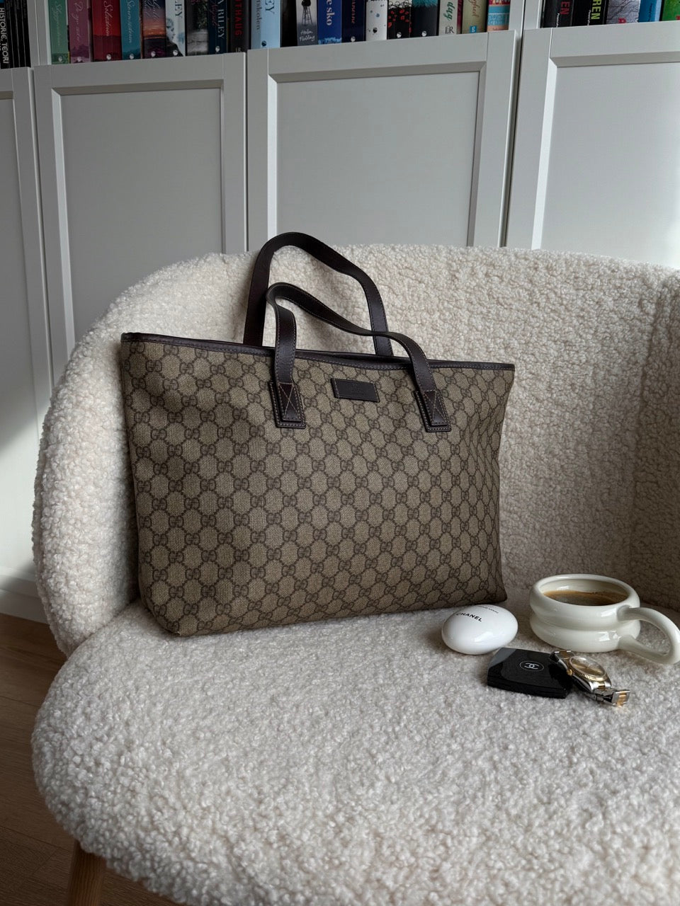 Gucci Monogram Large Tote
