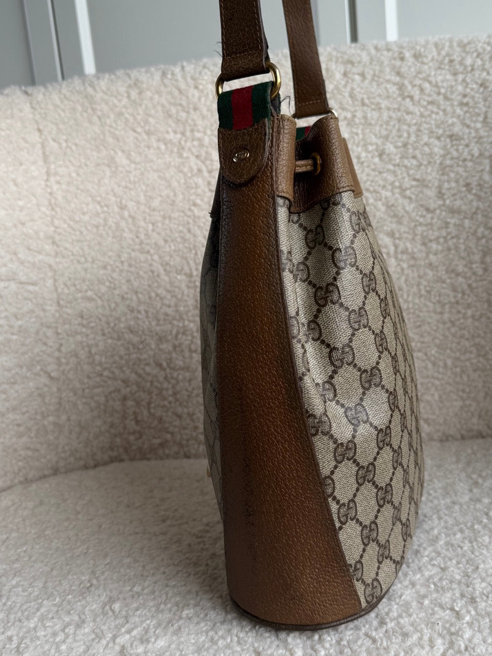 Gucci Bucket Monogram Bag