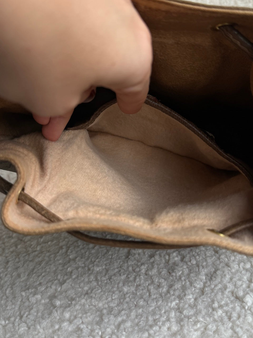 Gucci Bucket Monogram Bag