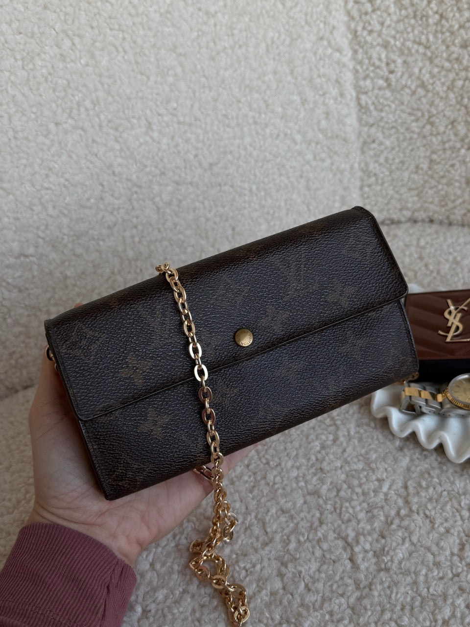 Louis Vuitton Wallet m. kæde