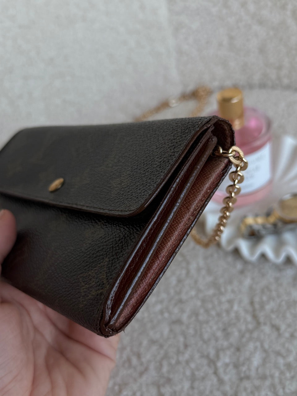 Louis Vuitton Wallet m. kæde