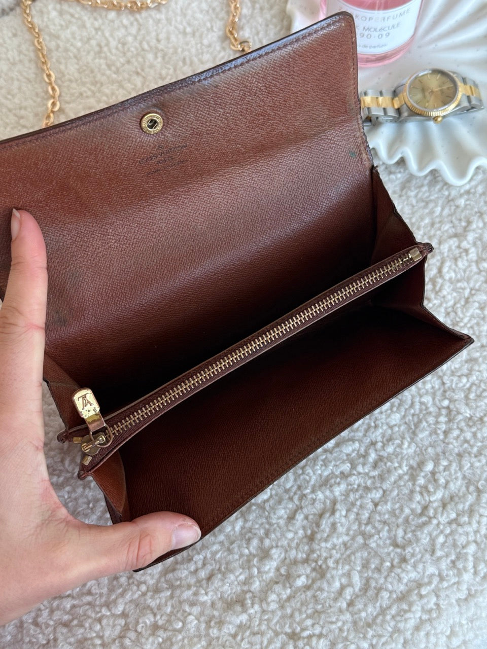 Louis Vuitton Wallet m. kæde